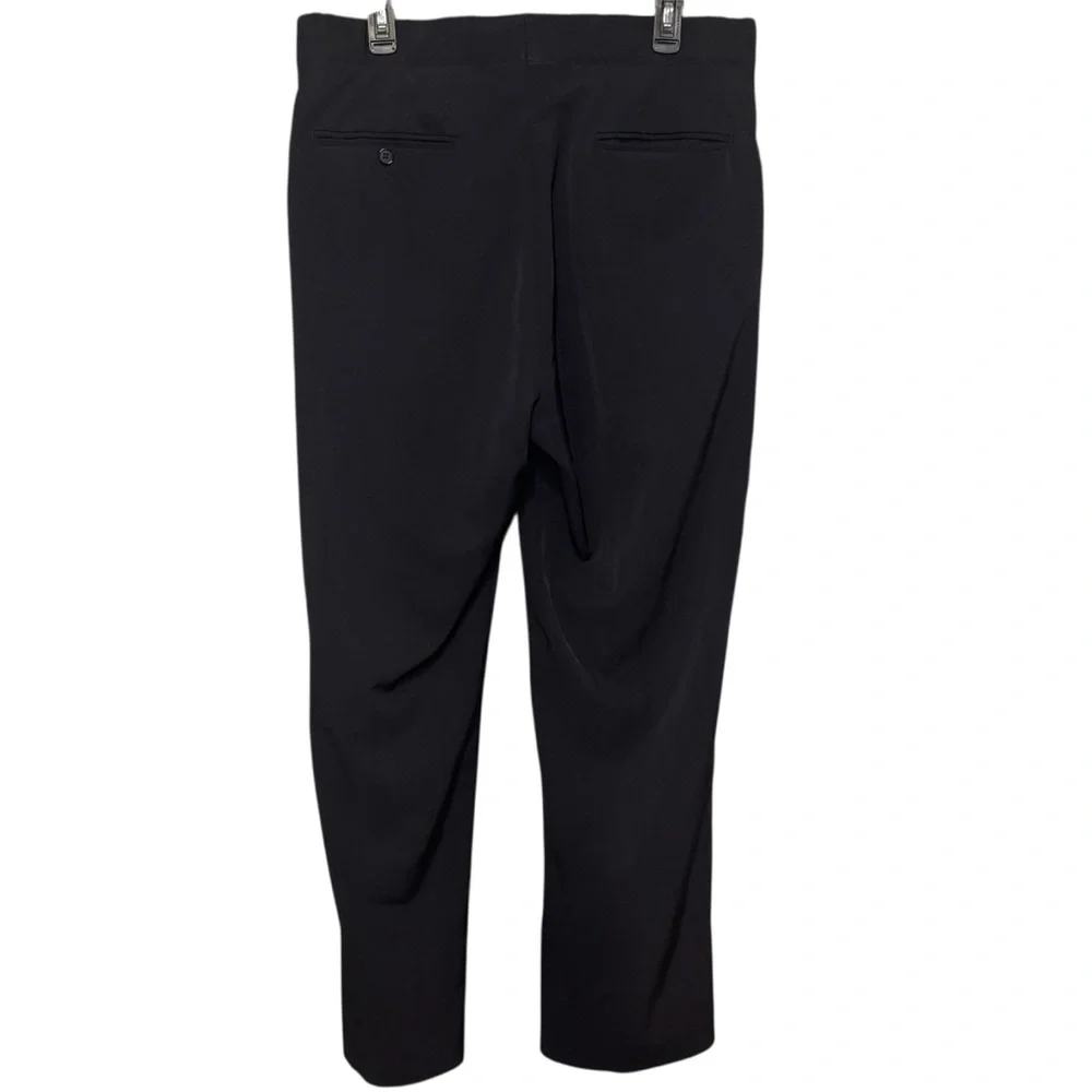 Smitty Officials Black Dress Pants Size 35 Pleated Referee Uniform Trousers NWOT